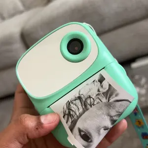 【SummerWins】Kids Instant Print Camera (with 3 Rolls of Paper), 2.4" LCD Screen, Rechargeable 1080P Pocket Camera, 12MP Photos, Thermal Paper Printing (No Ink Needed), Birthday Gift for Boys & Girls, Portable Lens Camera, FathersDayGift sohochic