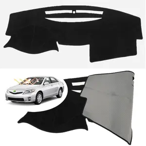 Custom Fit Dash Mat for Toyota Camry 2007-2011 Non-Slip Dashboard Cover UV Protection Anti-Glare Heat Insulation Carpet Sunshield