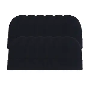 Men's Knit Cuffed Beanie Cuffed Thick Premium Quality Knitted Slouchy Beanie for Men 1/2/3/4/5/6/12 Pack Women Unisex Winter Cozy Warm Hat Acrylic Ski Stocking Cuffed Cap Skull Cap Assorted Value Pack