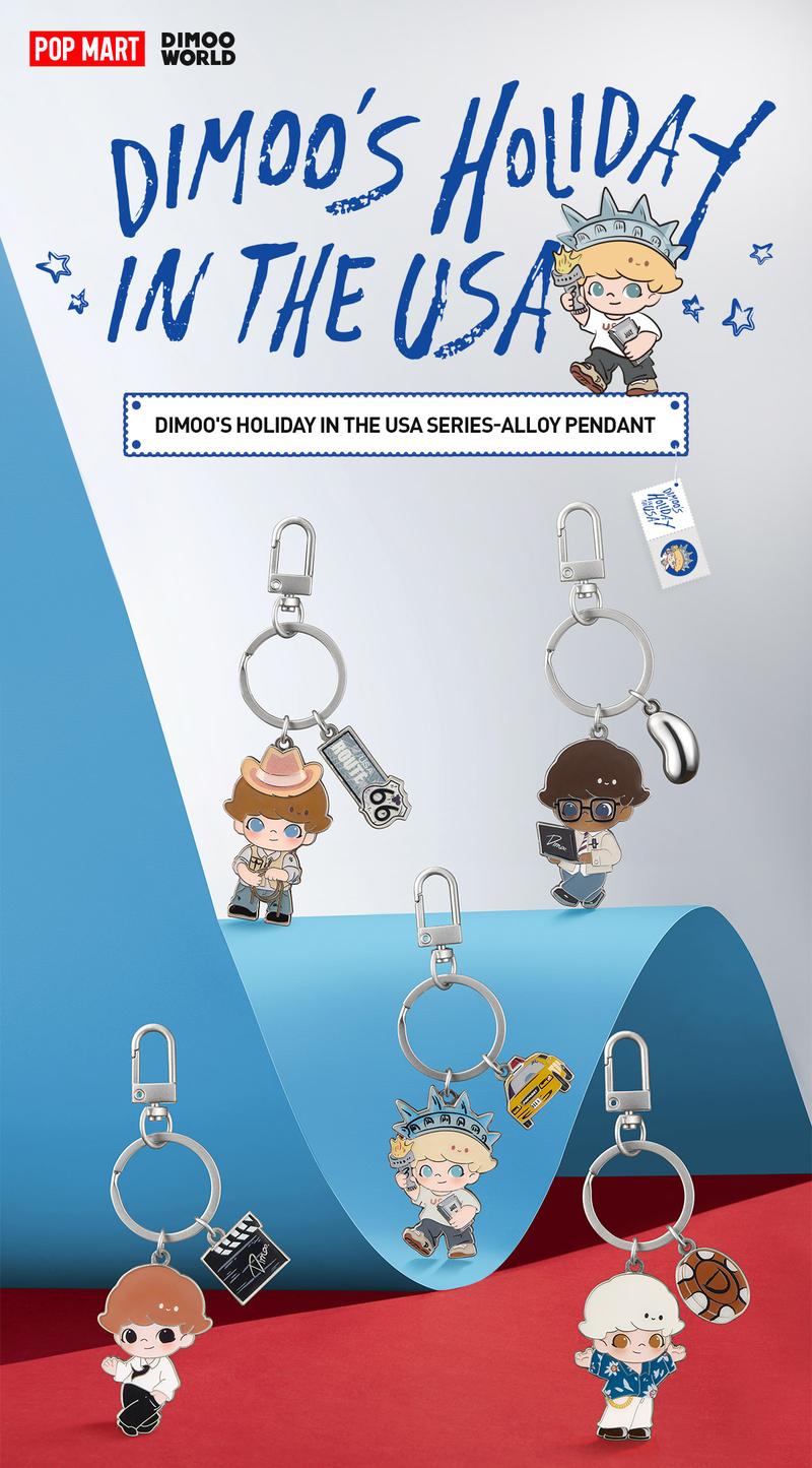 DIMOO'S HOLIDAY IN THE USA SERIES-Alloy Pendant