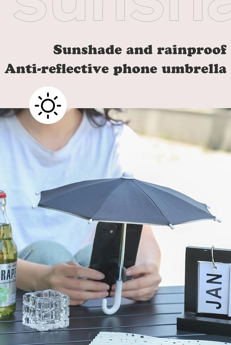 NiqueAura Protection Phone Umbrella for Sun Universal Adjustable Piggy Suction Cup Phone Stand with Sun Shade Cover NiqueAura Protection Phone Umbrella for Sun Universal Adjustable Piggy Suction Cup Phone Stand with Sun Shade Cover