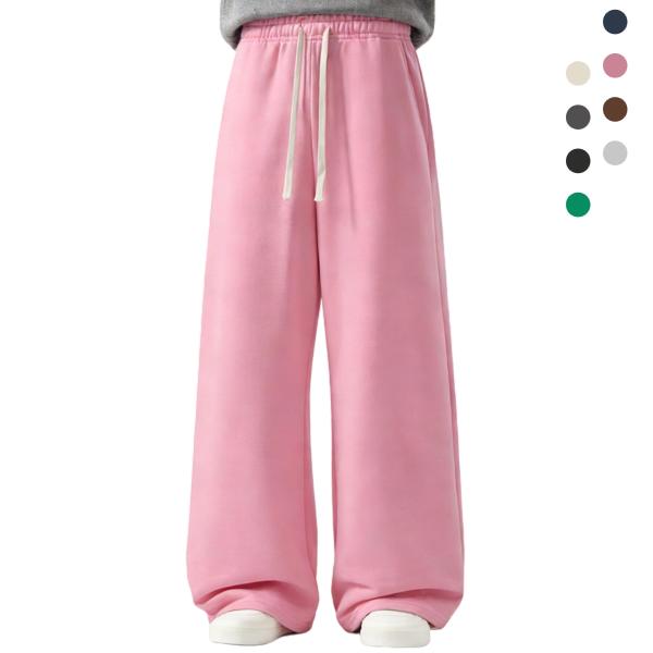 New upgraded men’s hooded sweatshirt and matching drawstring sweatpants—solid-color jogger pants for a casual, comfortable loose fit (runs small). Suitable for everyday wear in spring and autumn, ideal for the back-to-school season.