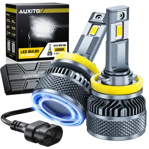 AUXITO 32000LM 170W X5 Series H11/H8/H9/9005/9006/H4/H7/H13/9004/9007/9012 LED Headlight Bulbs,
