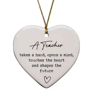A Teacher Takes A Hand, Opens A Mind Keepsake Oranament