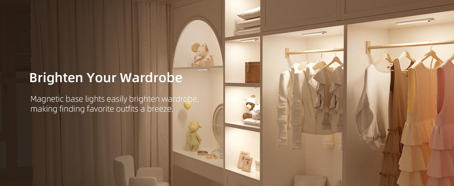 EZVALO Under Cabinet Lights, Warm Light, Wireless, Rechargeable Motion Sensor Light, Dimmable. Black Friday, Christmas Gift, home decor #springtok Lighting Modes Adjustable