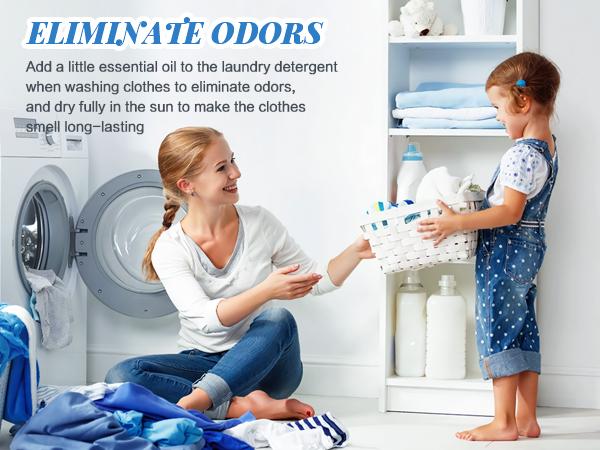 Clean Diffuser Oils Gift Set - 6x10ML Luxury Fragrance Oil Blend, Clean Scent Essential Oils Set for Diffuser, Candle, Soap Making Scents