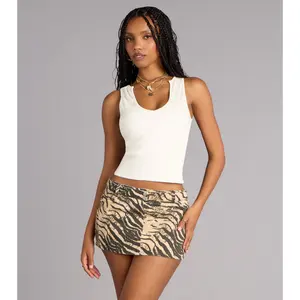 Polished Basic Wide Notch Tank Top