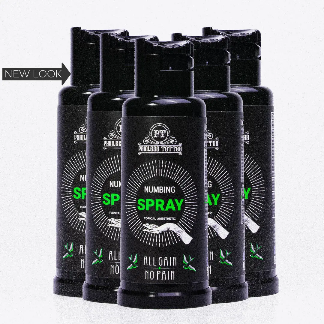 Painless Tattoo Spray 5 Pack