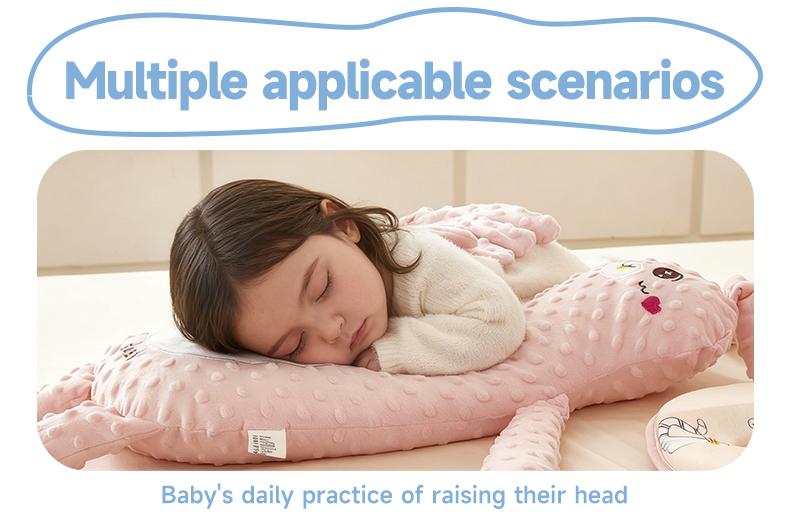 Big White Goose Baby Soothing Pillow Soft Cotton Hugging Sleep Aid Cushion for Newborns with Remote Control Three Adjustable Modes