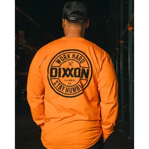 Corpo Hi Vis Long Sleeve T-Shirt - Safety Orange