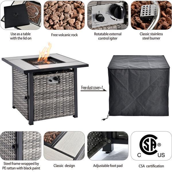 Ovios Patio Outdoor 30'' Fire Pit Table for GRS/NTC/HOP/NDS Series Ovios Patio Outdoor 30'' Fire Pit Table for GRS/NTC/HOP/NDS Series