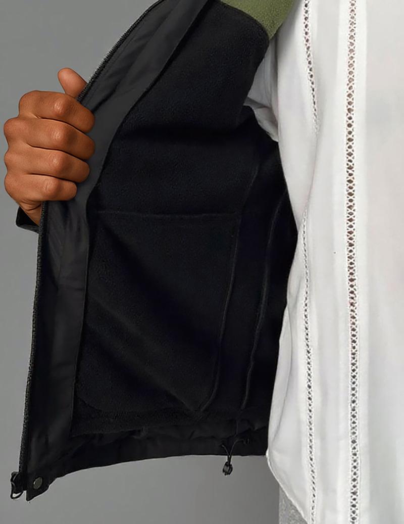 COOFANDY Men's Detachable Windbreaker - 3-Season Wear, Windproof & Waterproof