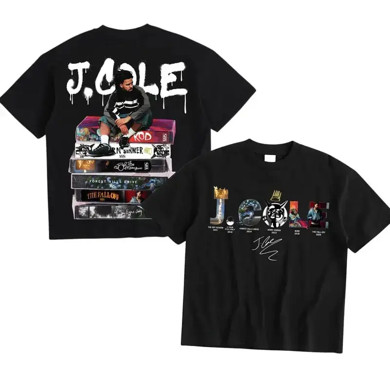 Full Album T-shirt, J Cole Discography Merch, Vintage Hip Hop Graphic Tee, Rap Music Fan Gift, J Cole Sitting on Albums