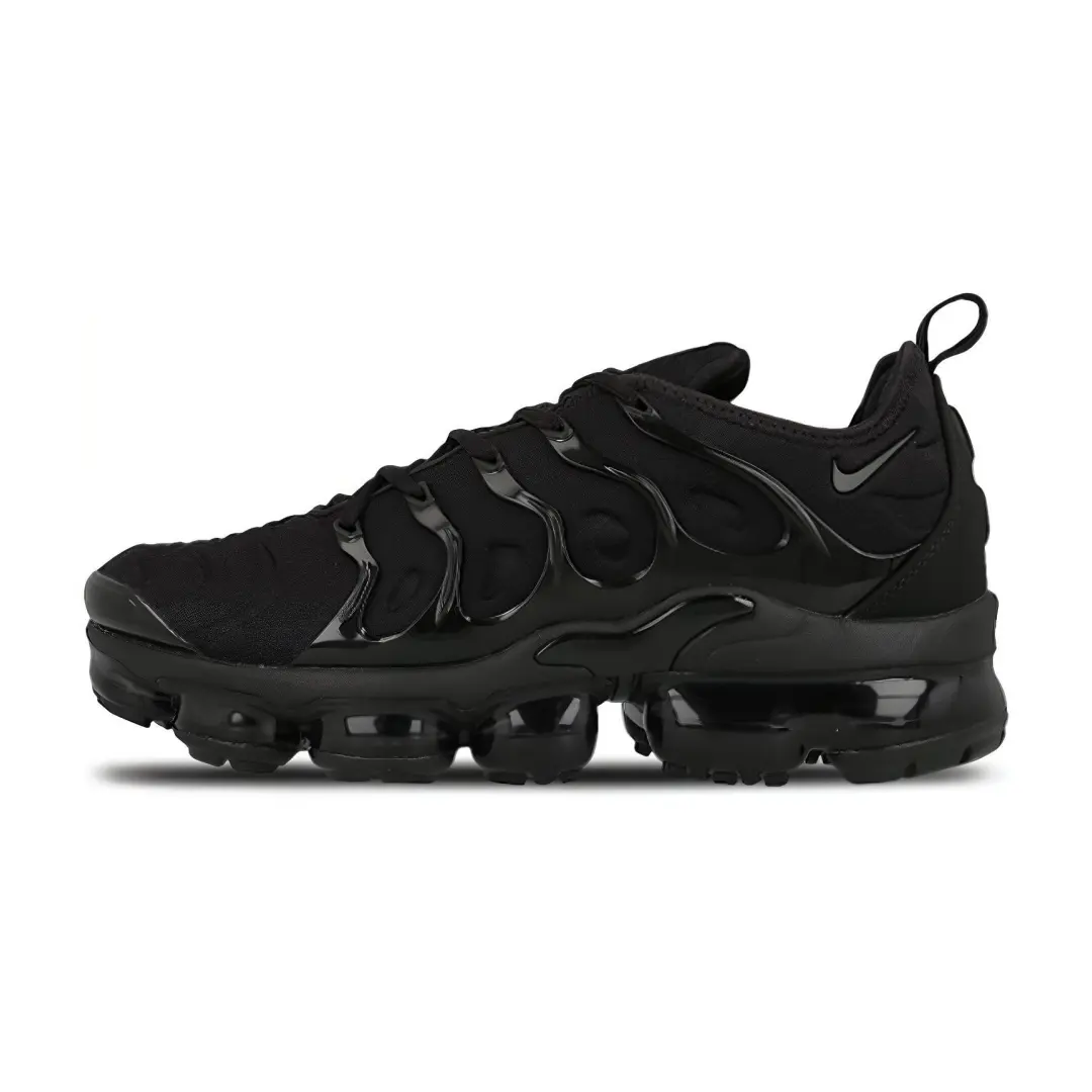 Nike Vapormax Plus 924453-004 Black Knight - Comfortable Versatile Shock-Absorbing Breathable Lightweight Low-Cut Cushioning Casual Running Shoes for Men