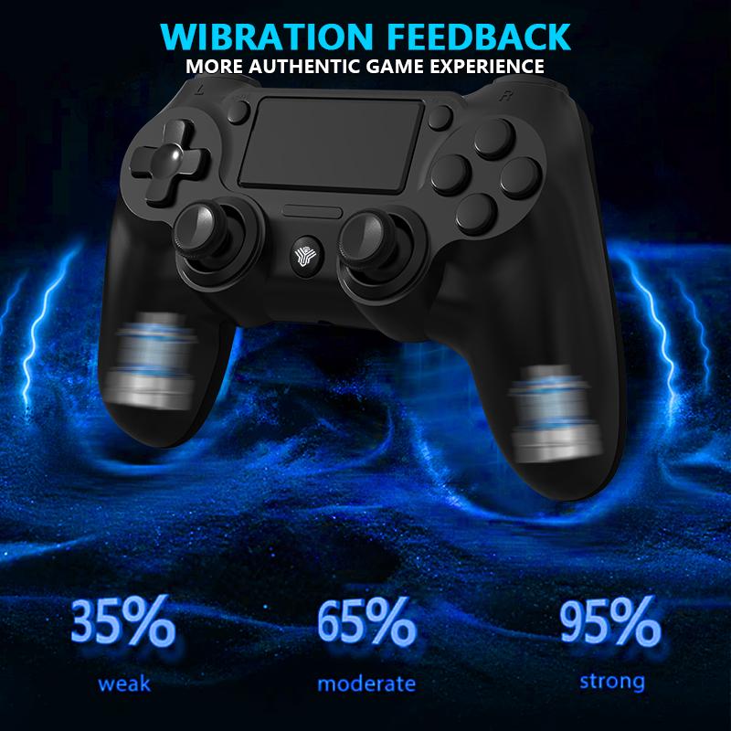 Wireless PS4 Multi-Platform Game Controller for PS4/PC/Android/iOS, With Double Vibration, Six Axis Gyro, Touch Pad, Speaker, Gamepad For playstation
