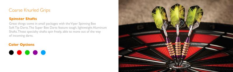 Viper Spinning Bee Purple Soft Tip Darts 16 Grams