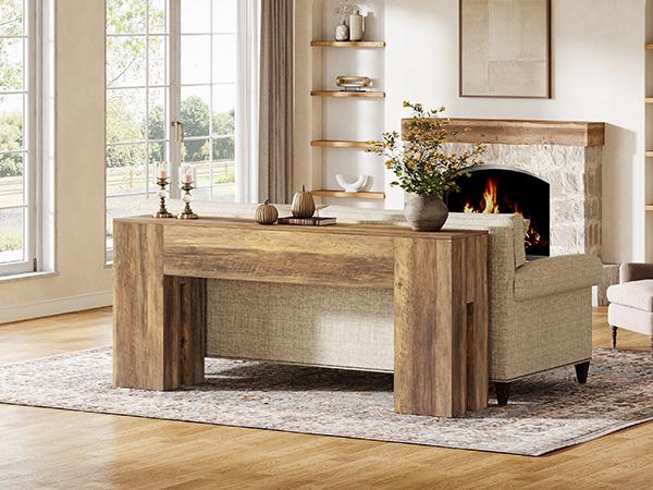 Tribesigns 71-Inch Long Console Table for Entryway, Farmhouse Sofa Console Behind Couch, Entry Table for Hallway, Foyer, Living Room, Rustic Brown Tribesigns 71-Inch Long Console Table for Entryway, Farmhouse Sofa Console Behind Couch, Entry Table for Hallway, Foyer, Living Room, Rustic Brown