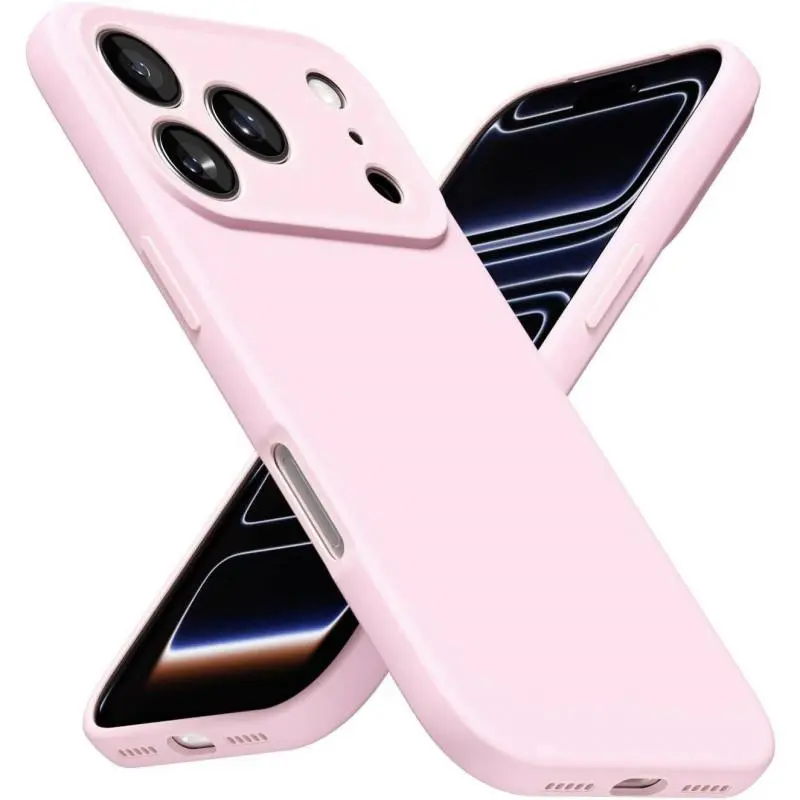 Matte Soft Case for iPhone 18 Pro Max 18 Pro 17 Pro Max 16 15 14 13 Pro Max Precision Camera Lens Protector Anti-Fingerprint TPU Shockproof Slim Pastel Phone Cover,Phone Case for iPhone 18 Pro Max