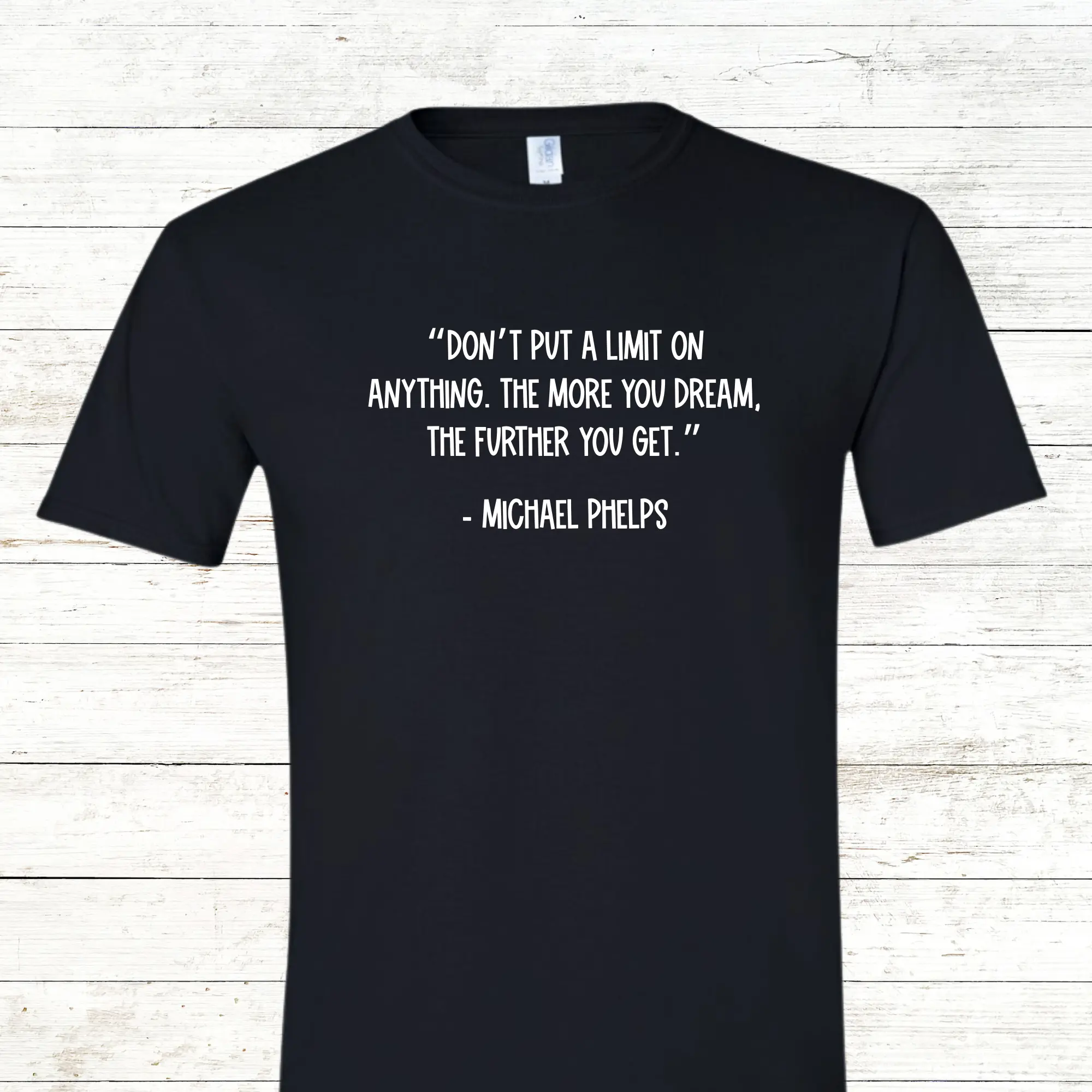Clearance: Michael Phelps Inspiration Quote Tee  Adult (M)