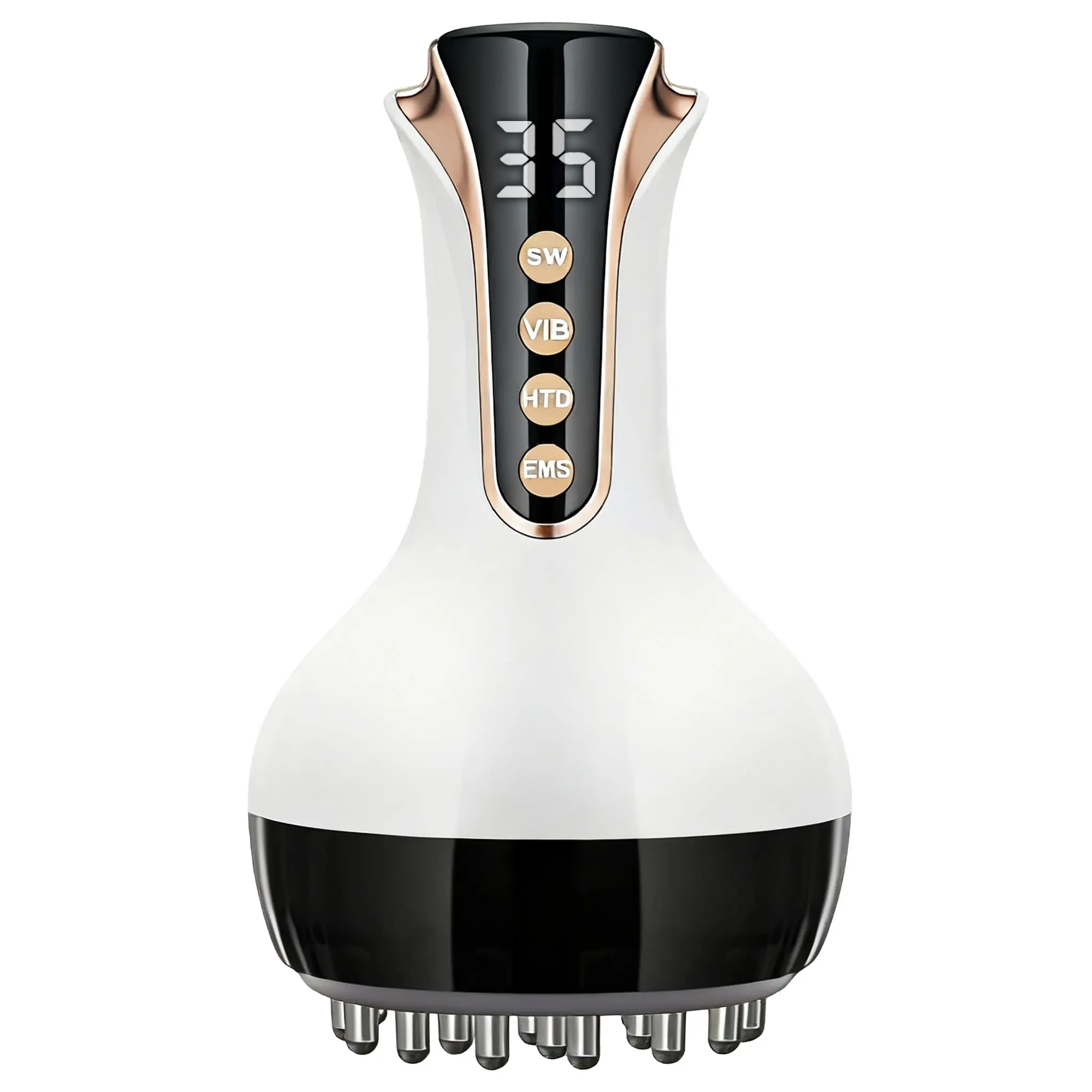 35-Speed 4-in-1 Handheld Body Massager for Legs & Belly - Lymphatic Drainage & Anti swelling Tool with Heat, Vibration - Electric Machine Reduces Stretch Marks - TikTok Shop 35-Speed 4-in-1 Handheld Body Massager for Legs & Belly - Lymphatic Drainage & Anti swelling Tool with Heat, Vibration - Electric Machine Reduces Stretch Marks - TikTok Shop