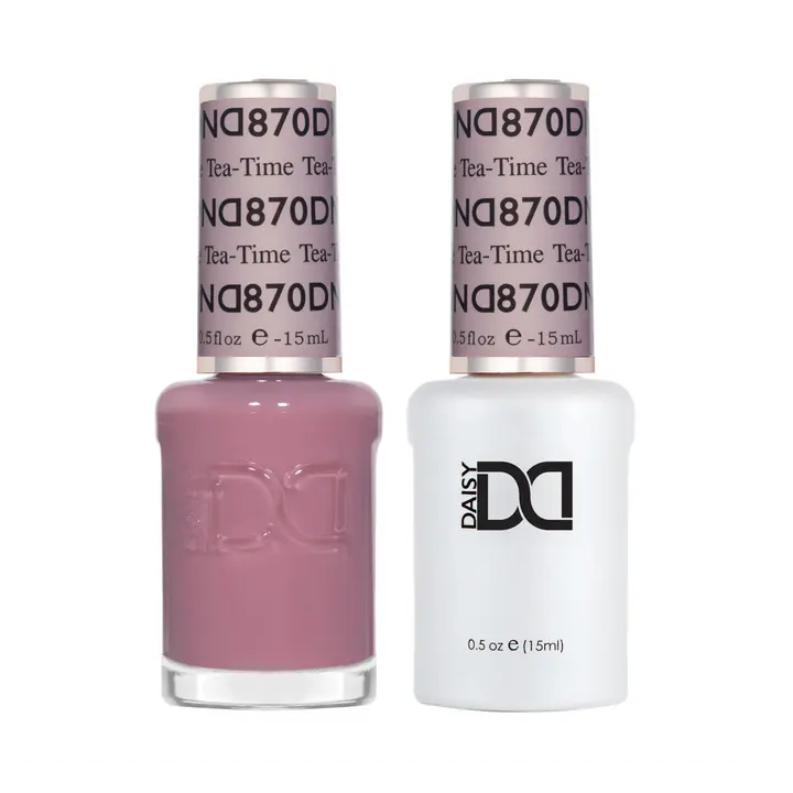 DND Daisy Soak Off Gel Polish & Regular Lacquer - #870 - Tea - Time