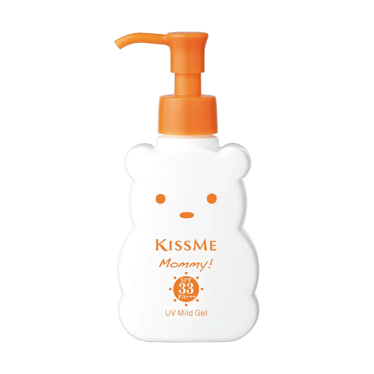 KISS ME Mommy! UV Mild Gel Sunscreen SPF 33 PA+++ for Face & Body, Gentle Formula, Daily Sun Protection for Kids & Adults, Waterproof, Fragrance-Free