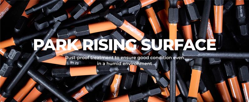 toolant Impact Hex Head Allen Wrench Drill Bit Set 10pcs, Metric & SAE, Hex-Shank S2 Steel Hex Bits Set, CNC Machined Tips with Magnetism, 4" Long with Storage Box