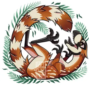Sinosauropteryx Dinosaur Viny Sticker