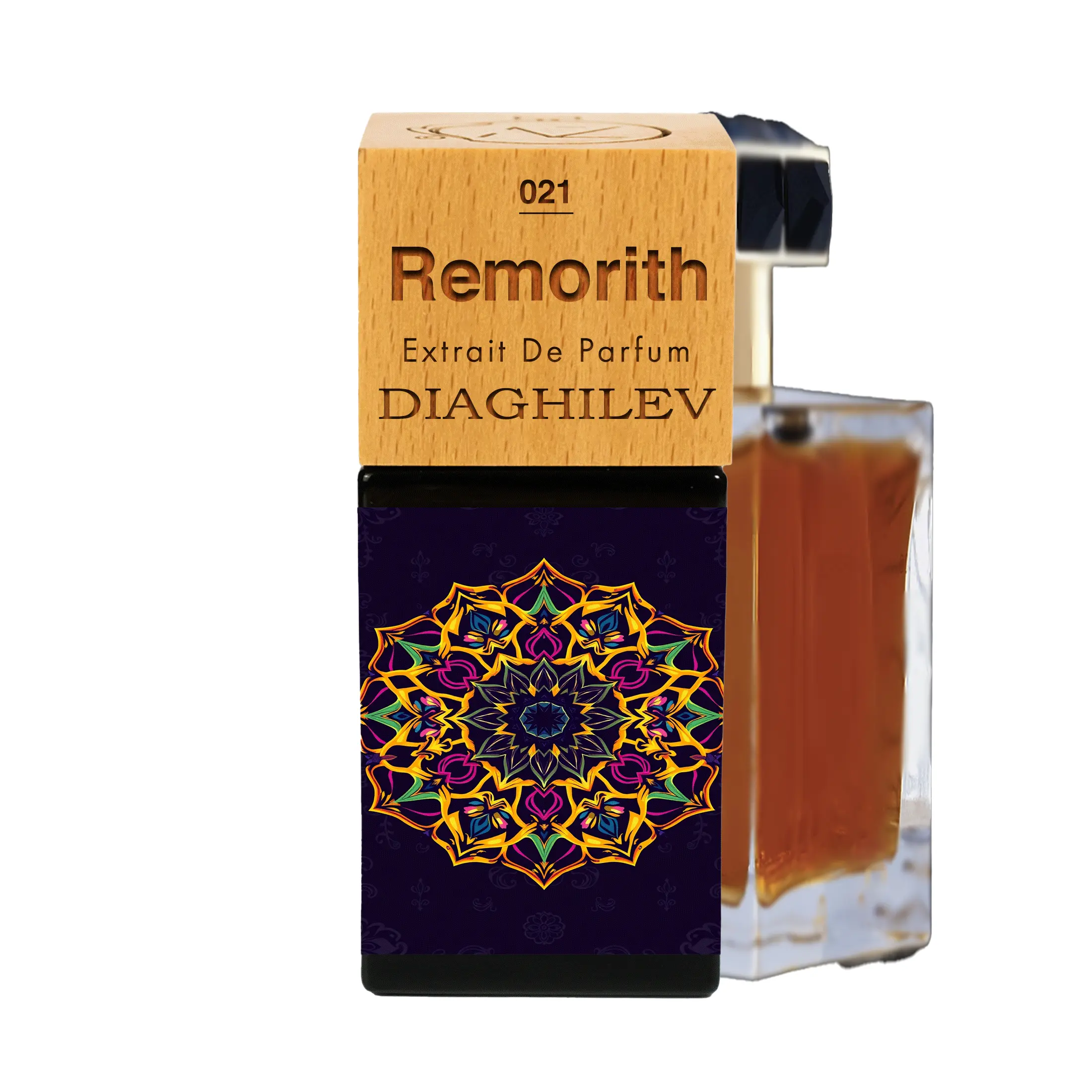 Remorith N°21 | Cumin, Bergamot, Lemon, Tarragon, Orange, Lime;Peach, Ylang Ylang, Jasmine, Rose, Heliotrope, Violet, Tuberose, Black Currant; Oak Moss, Civet, Leather, Musk, Cloves, Labdanum, Peru Balsam, Patchouli, Benzoin, Guaiac Wood Home fragrance