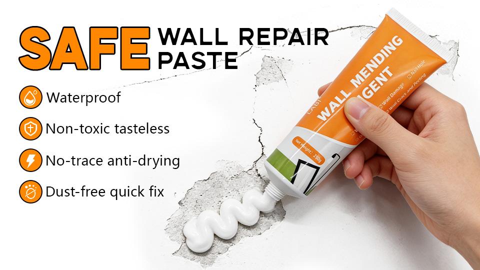 Drywall Repair Kit, 250g Wall Mending Agent, Spackle Wall Repair, Wall Hole Filler, Quick-Drying Paste Adhesive Heavy Duty Concrete Sealant Waterproof Drywall Repair Kit, 250g Wall Mending Agent, Spackle Wall Repair, Wall Hole Filler, Quick-Drying Paste Adhesive Heavy Duty Concrete Sealant Waterproof