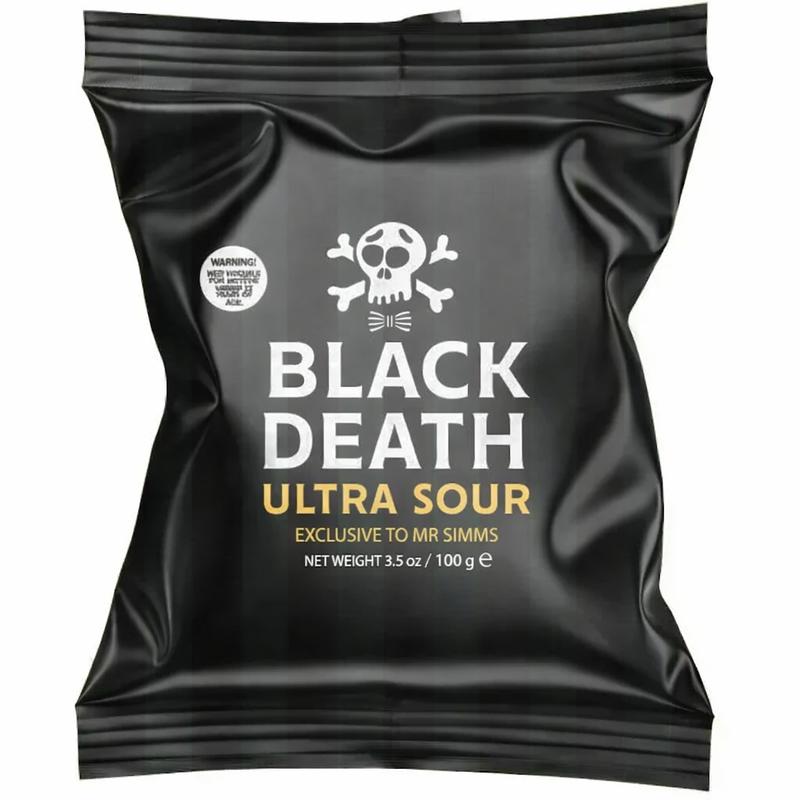 Black Death Ultra Sour Hard Sweets – Extreme Lemon Flavor | UK Import | 3.5oz| Authorized Distributor & Original Product