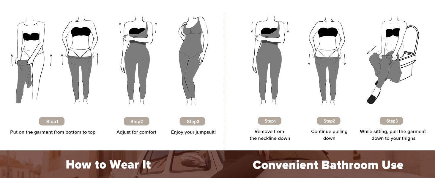 BRXL Built-in Bra Jumpsuit Stretch Sportswear Stylish Sportswear Women's Square Neck Ribbed Sleeveless Seamless Jumpsuit with Tummy Control Suitable for Casual Wear Fitness Yoga -1