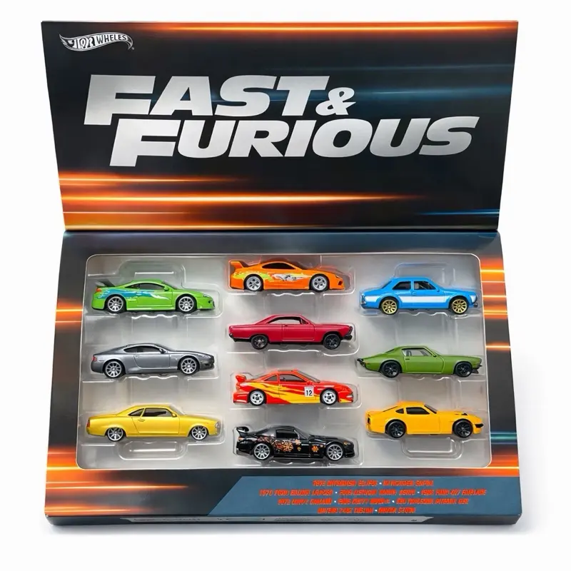 FAST AND FURIOUS 10 CARS SET Diecast Metal Car Diecast Collectible