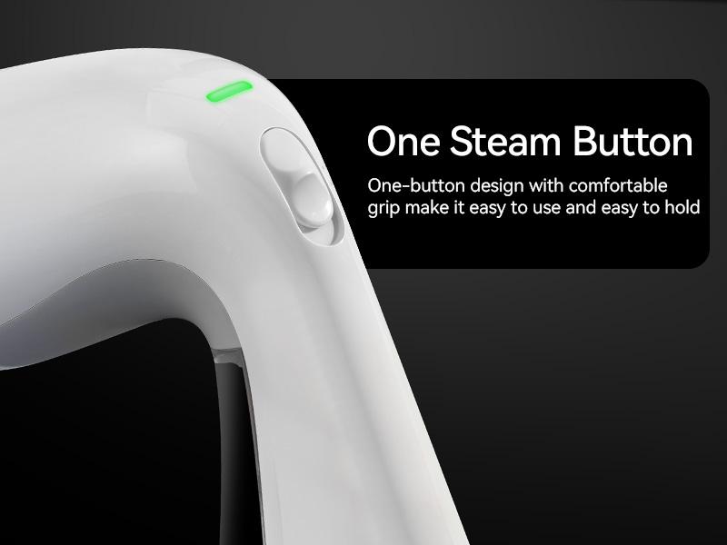 HiLIFE 2024 New Steamer for Clothes,Garment Steamer, Fast Wrinkle Removal,Large Tank, All Fabrics, Easy to Use, Portable Travel rechargeable usb