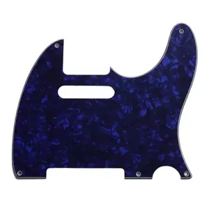 5-Hole Telecaster Pickguard - 4-Ply Blue Pearl