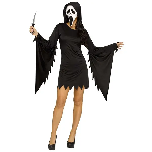 Glamour Ghost Face Costume for Women