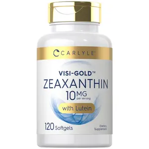 Carlyle Zeaxanthin 10mg | 120 Softgels | Eye Health Support with Lutein | Non-GMO, Gluten Free Supplement Carlyle Zeaxanthin 10mg | 120 Softgels | Eye Health Support with Lutein | Non-GMO, Gluten Free Supplement