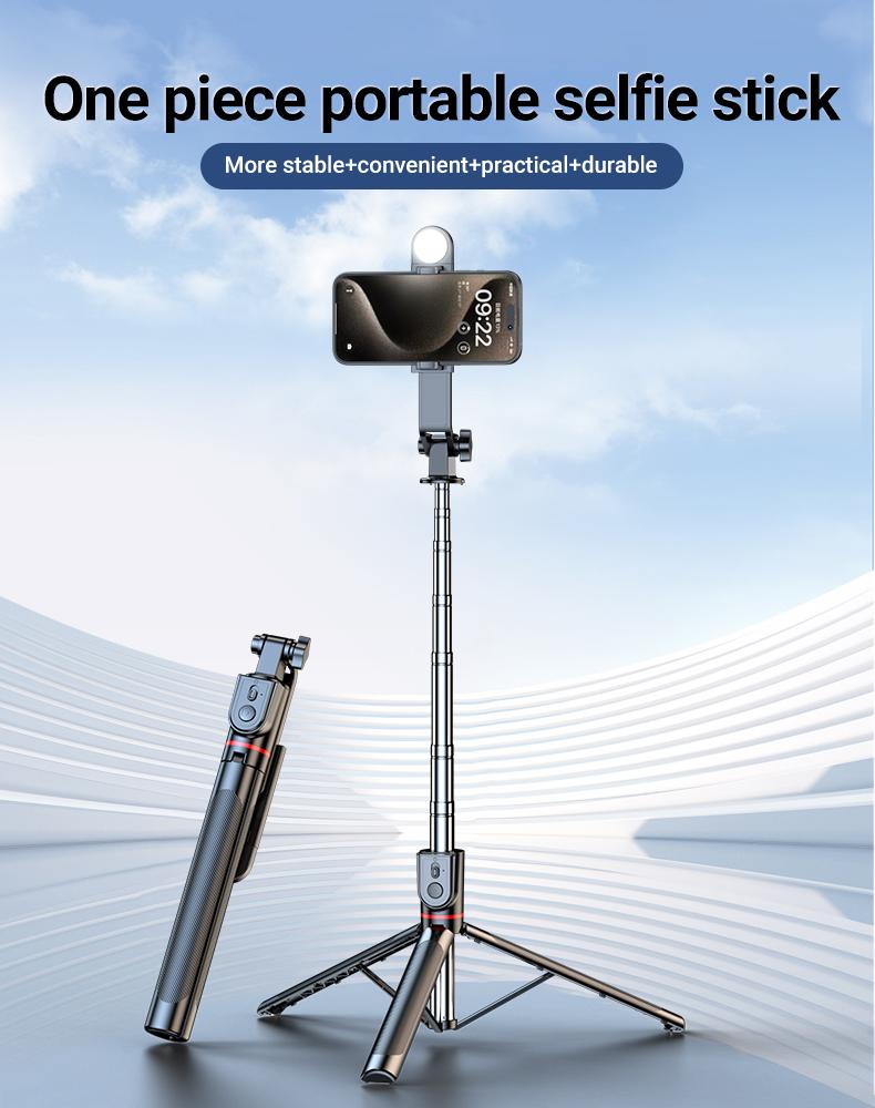 INFOJIFA 2026 New Multi-Function Selfie Stick, 1.8m Extendable Selfie Stick With Wireless Bluetooth Remote, 360° Rotation Design, Ideal For Vlogging, Compatible With IPhone 17/16/15/14 and Android Phones.