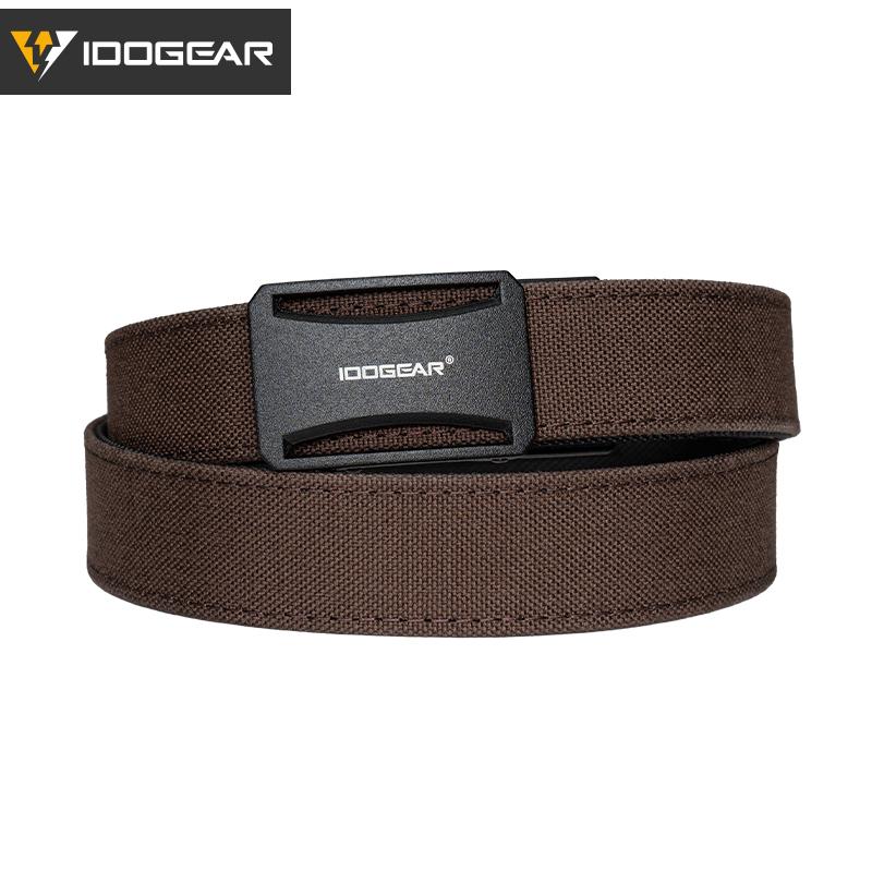 IDOGEAR Men's 1.25" Belt with Adjustable Metal Ratchet Buckle 1000D Nylon Duty CCW Belts 3443 SpringStatements