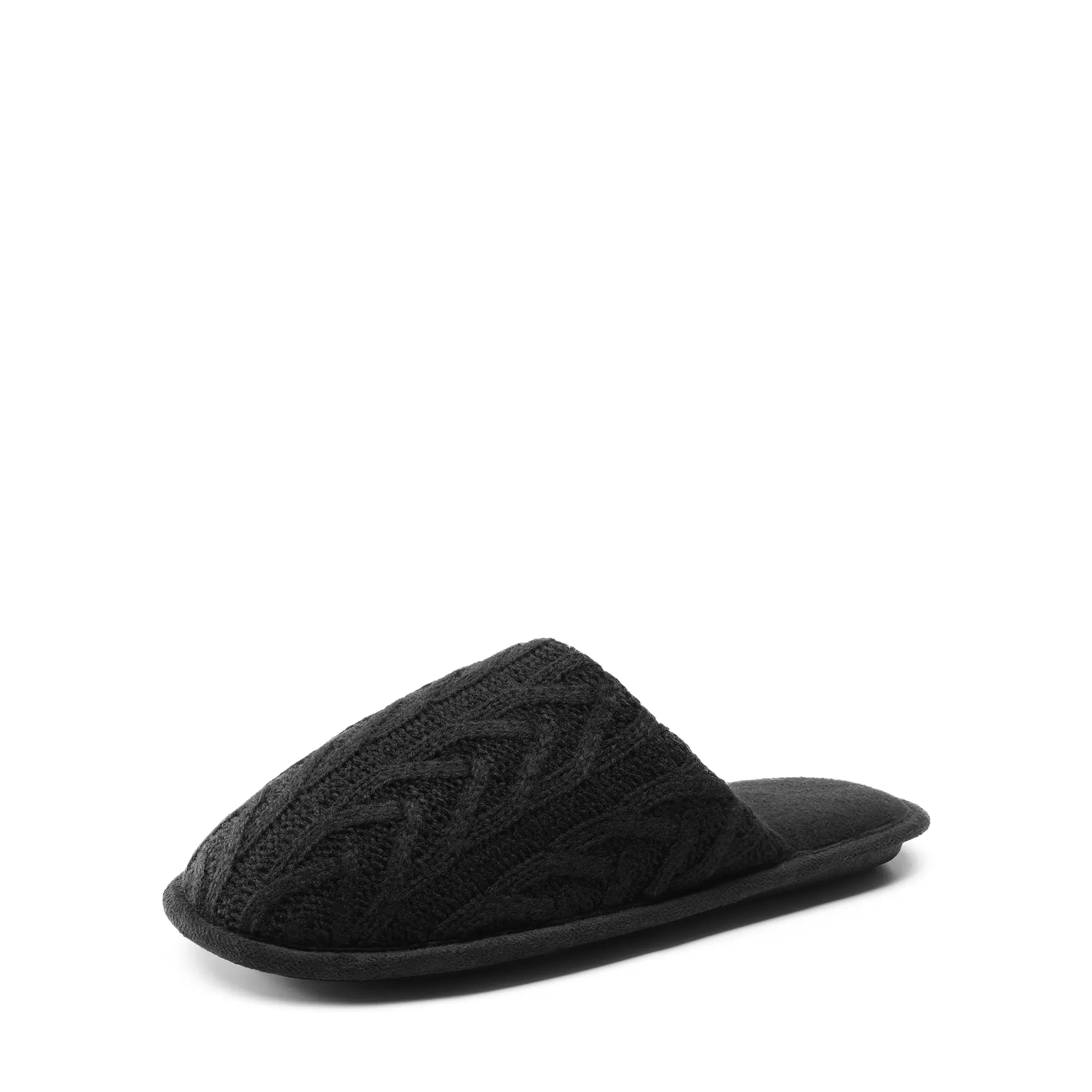 DREAM PAIRS Women's Cable Knit Slide Slipper - Slip-On Cozy Clogs, Memory Foam, Anti-Skid Sole, Machine Washable Indoors/Outdoors Footwear, Slippers For Women, Knitted