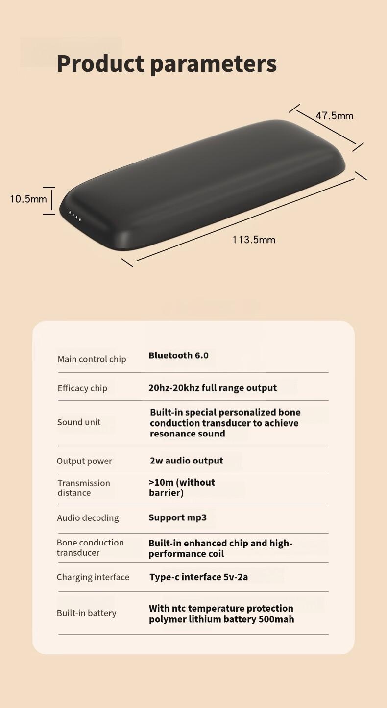 Under Pillow Speakers for Sleeping Bluetooth 6.0, 3D White Noise, Soft Immersive Sound Field, Pillow CD Player for Bedtime Music & Audiobooks, Headphone-Free Sleep Speaker, Volume Control & Sleep Timer, Side Sleeper Friendly, Compatible with Android & iOS