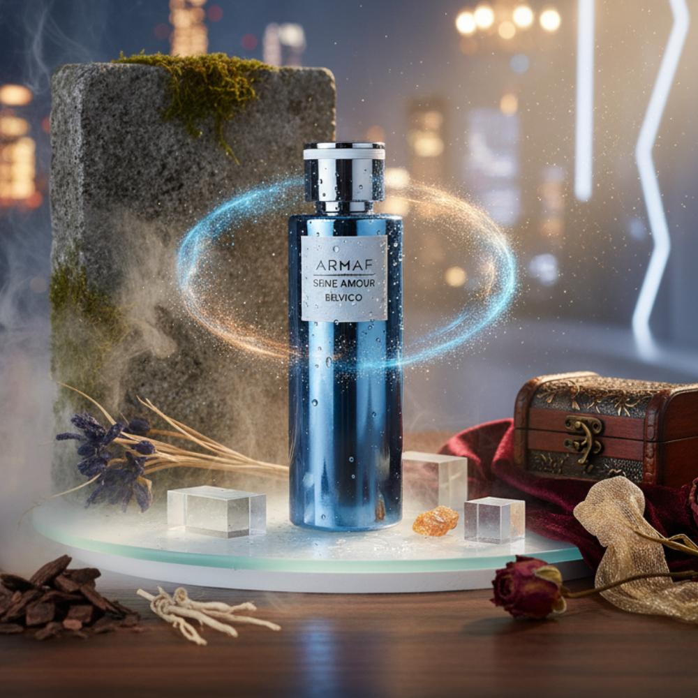 Armaf Seine Amour Belvico Unisex Eau de Parfum, 2.5 Oz (75ml) - Elegant Woody, Amber & Musk Notes Fragrance for Beauty & Personal Care