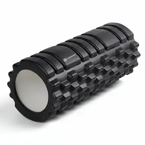 Strong Foam Roller - Deep Tissue Medium Density Muscle Massager with Myofascial Trigger Point Release, Back Massage Roller for Soreness and Mobility 13 x 5.5 Inch