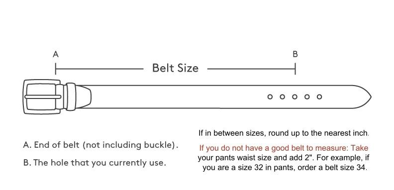 Leather Belt - Handmade IN THE USA, Classic Design, Adjustable Fit, Durable Material, Ideal for Everyday Wear