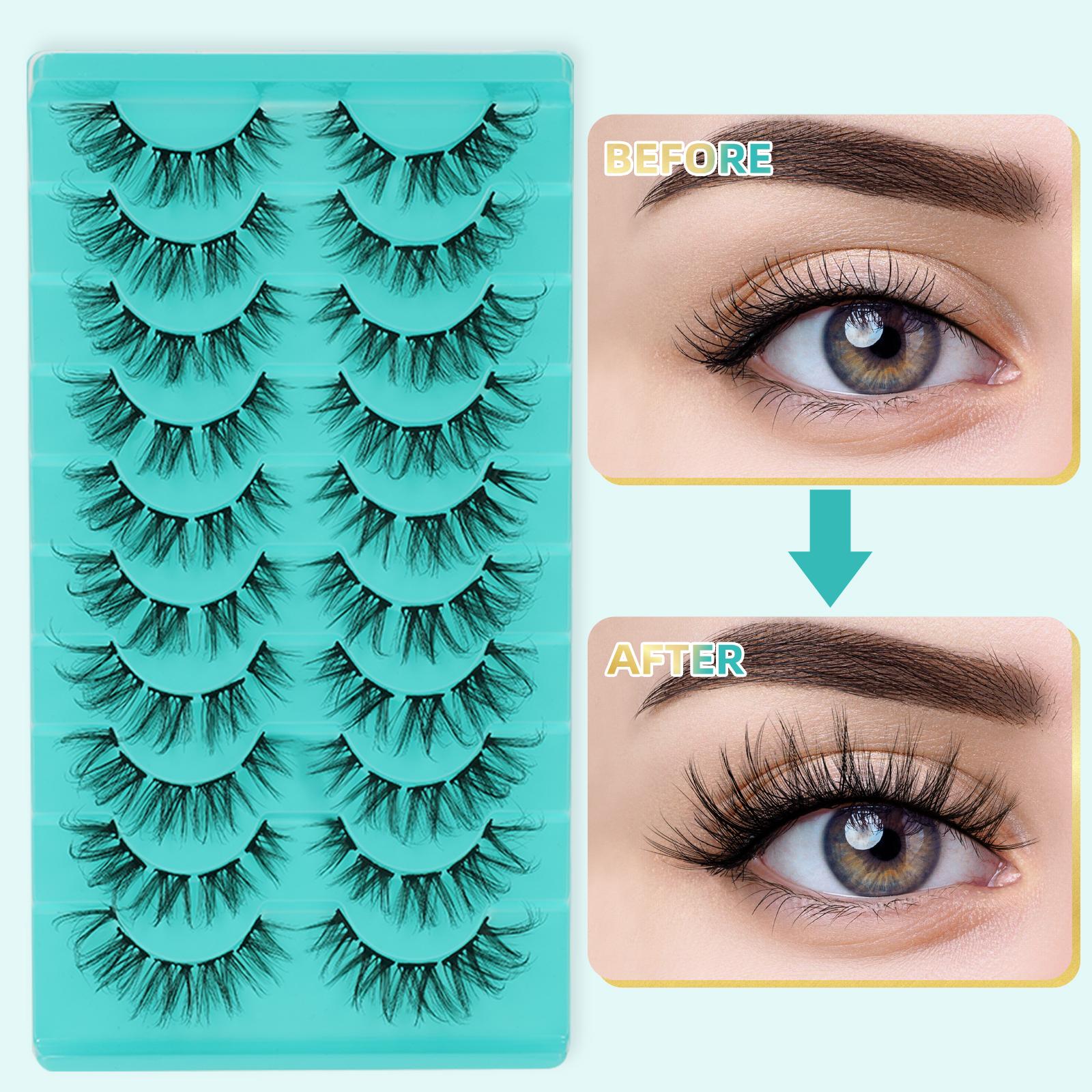 AMZGIRL Lash Clusters 10 Pairs Eyelash Clusters (2 Boxes) AMZGIRL Lash Clusters 10 Pairs Eyelash Clusters (2 Boxes)