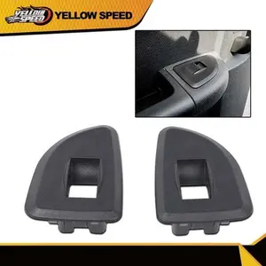 Rear Window Switch Bezels Fit For 2009-2013 Chevy Silverado Sierra Ext Cab LH RH