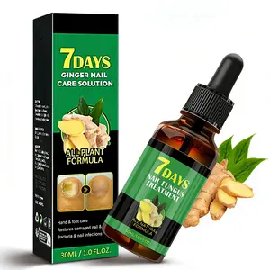 Professional Nail Care Strengthening and Repairing Serum - Suitable for weak and damaged nails - Contains ginger oil, tea tree oil, and jojoba oil - Natural nail repair and nourishing formula.