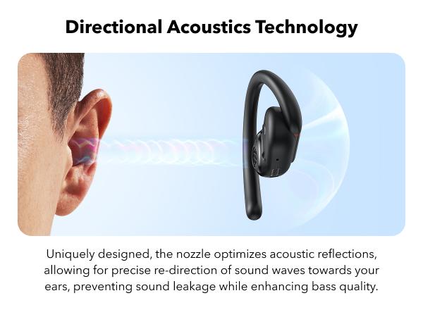 [Refurbished]soundcore by Anker V30i, Open-Ear Headphones, Ultra-Comfort, Lightweight Design, Snug Fit, Ergonomic Ear Hooks, Robust Bass, 36H Playtime, Bluetooth 5.3, App Control, Clear Calls, Wireless Earbuds #tiktokshopsummersale