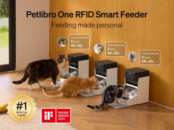 RFlD Smart Feeder & Dockstream 2 Smart Cordless Fountain