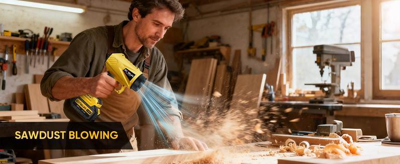 GEVEELIFE Turbo Jet Blower 200W Cordless Leaf Blower | 3 Nozzles + 2 Batteries | Super Powerful Airflow for Home & Garden/New year Gift GEVEELIFE Turbo Jet Blower 200W Cordless Leaf Blower | 3 Nozzles + 2 Batteries | Super Powerful Airflow for Home & Garden/New year Gift